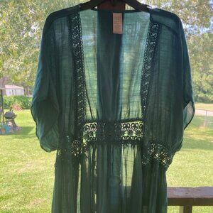 Dark green Cover up